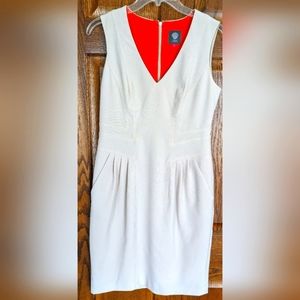 Vince Camuto Khaki Sleeveless Dress Size 4